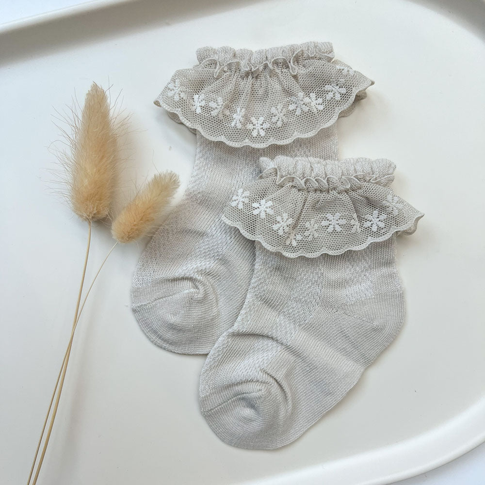 Lace Trim Socks