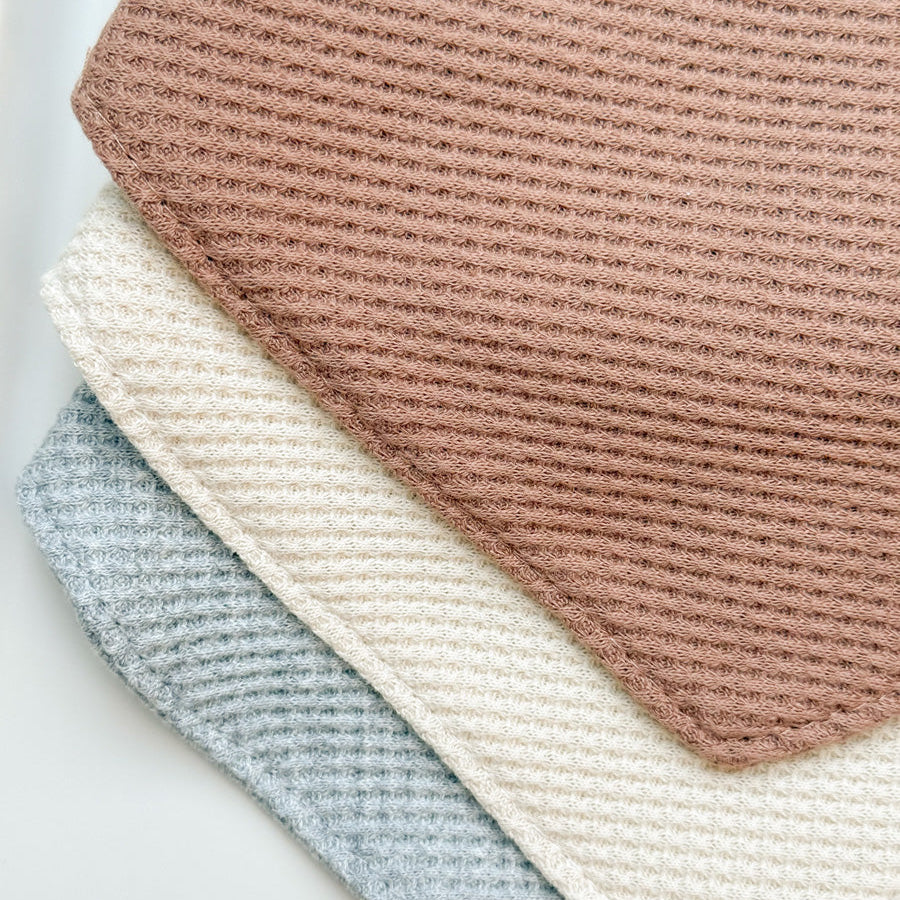 Waffle Bandana Bibs