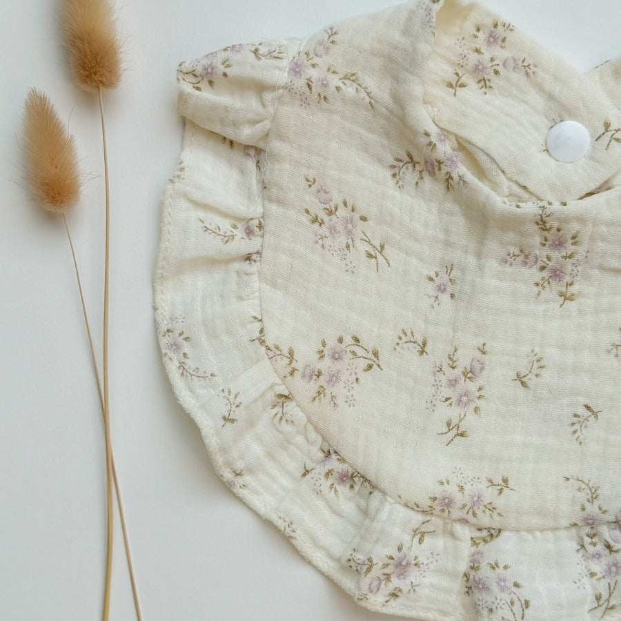 Muslin Frill Bibs