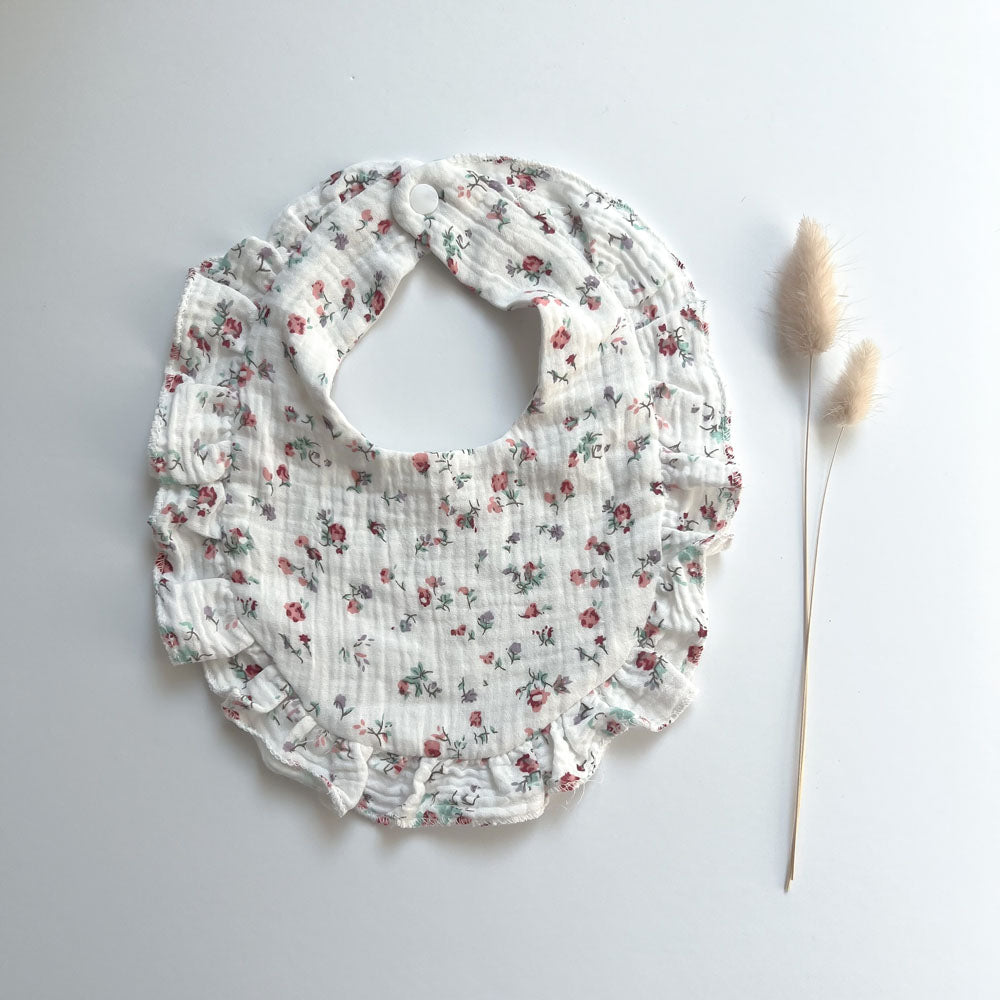 Muslin Frill Bibs