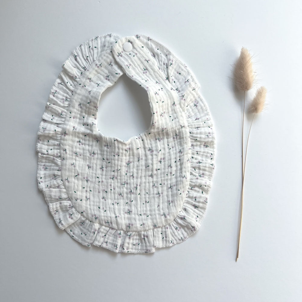 Muslin Frill Bibs