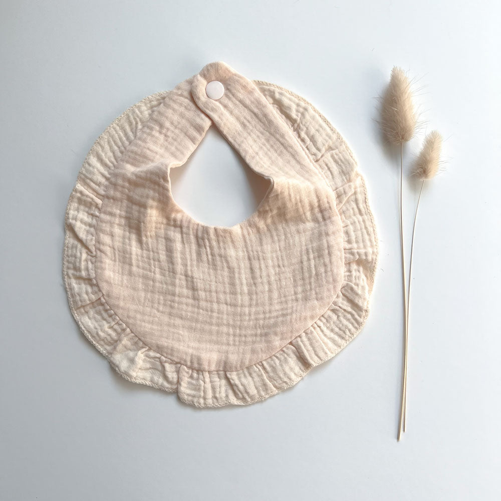 Muslin Frill Bibs