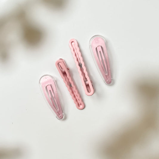 Fun Pink Hair Clips