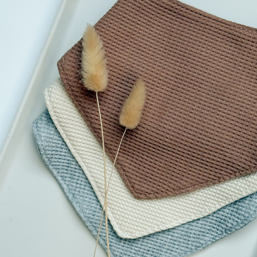 Waffle Bandana Bibs