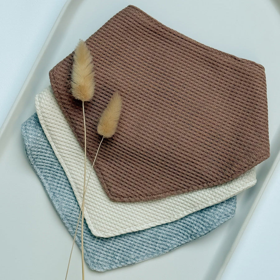 Waffle Bandana Bibs