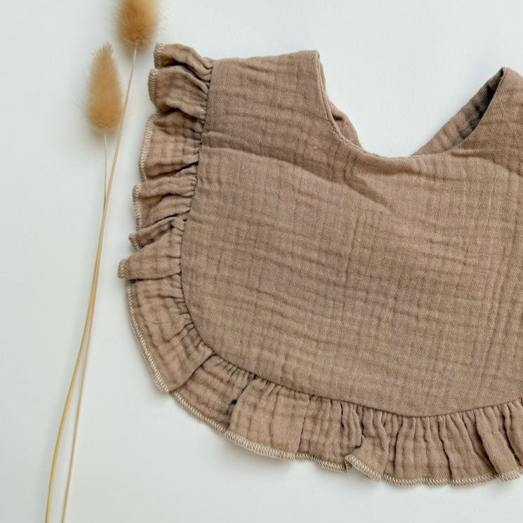 Muslin Frill Bibs