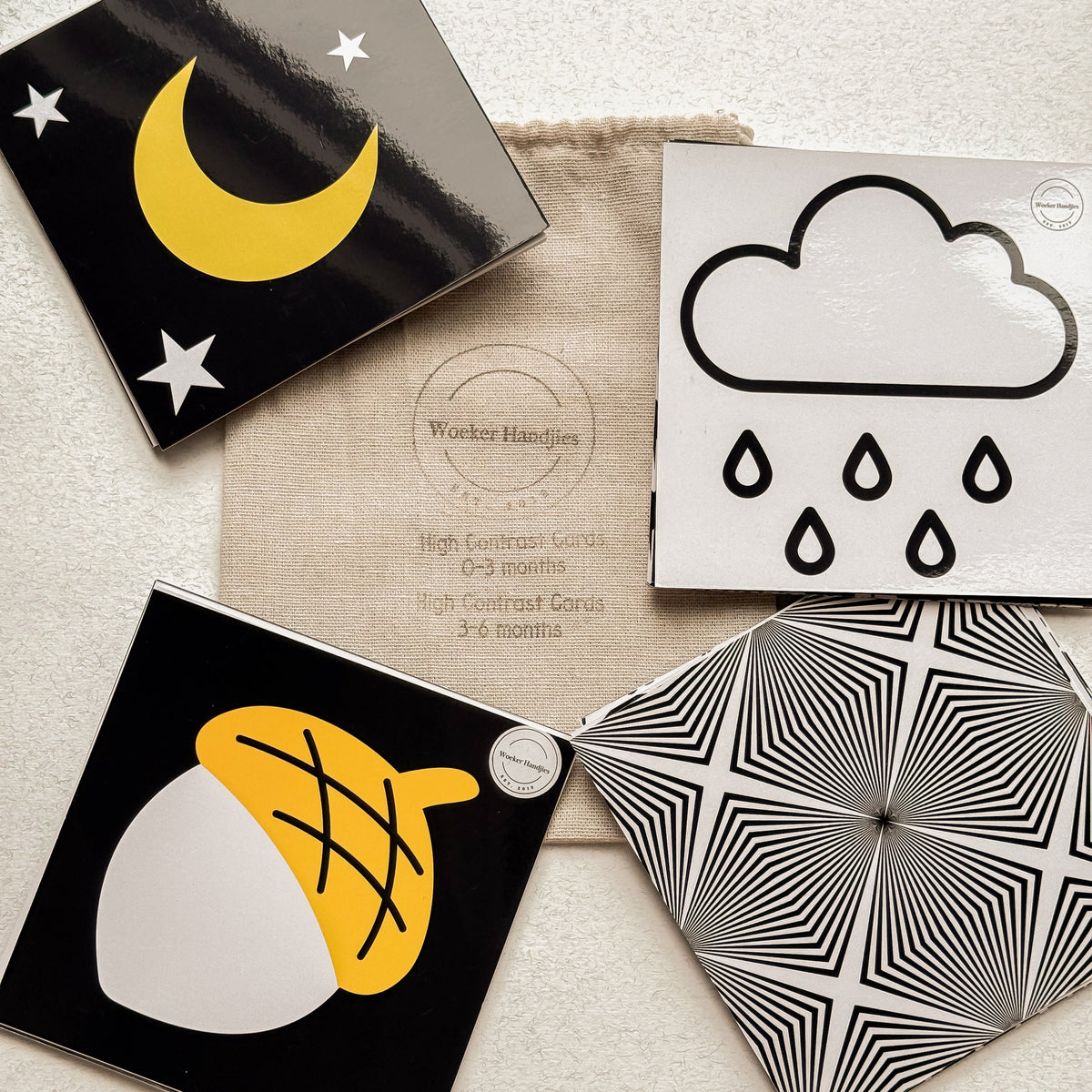 Contrast Cards - Baby Visual Stimulation Cards