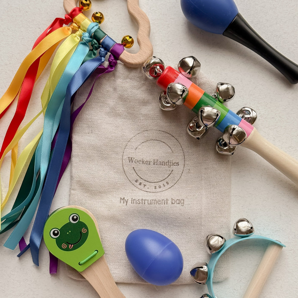 Woeker Handjies - Instrument Bag - Musical Toy Set