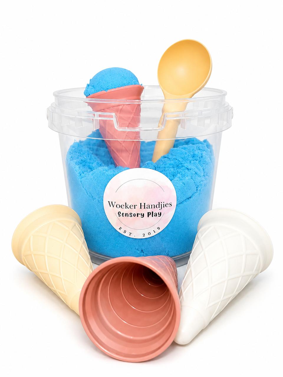Woeker Handjies - Kinetic Sand with Ice Cream Cones