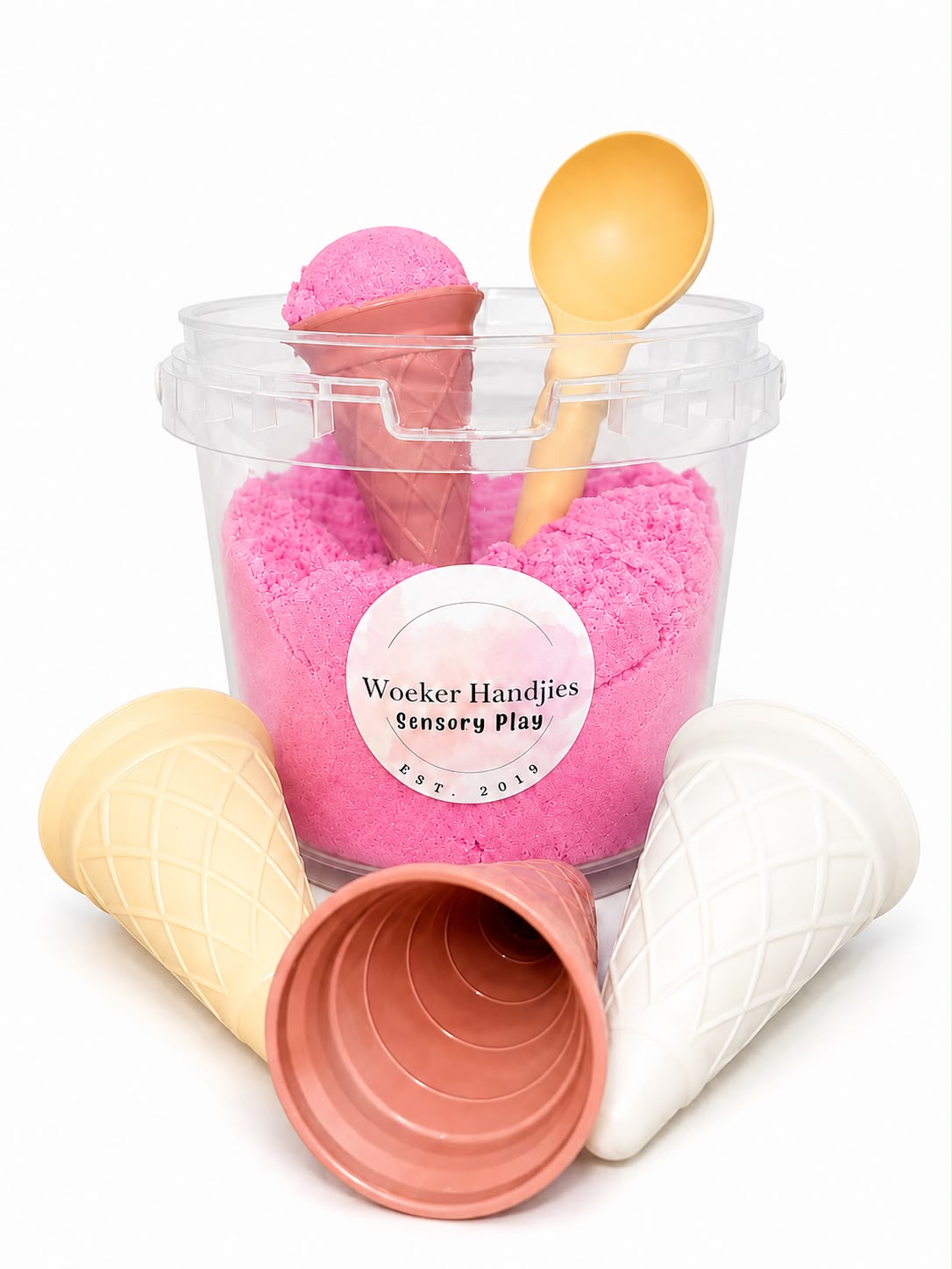Woeker Handjies - Kinetic Sand with Ice Cream Cones